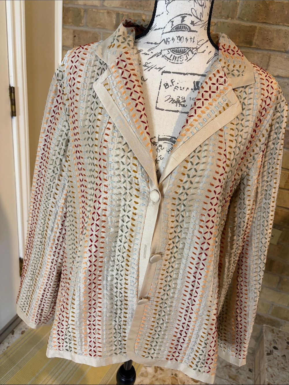 Chico’s Vintage Silk Blazer